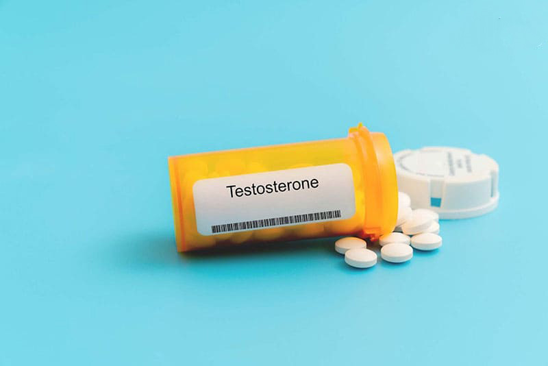 prescription bottle of testosterone pills prescription bottle of testosterone pills