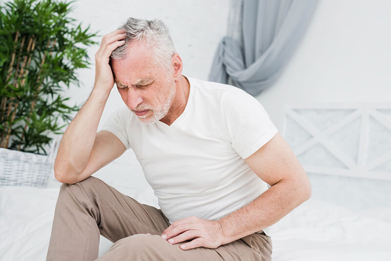 Thiếu testosterone gây mệt mỏi, mất ngủ và căng thẳng