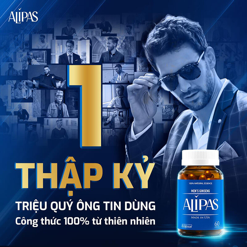 Alipas mới giải pháp tăng cường testosterone