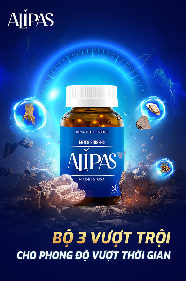alipas mới hỗ trợ cải thiện rối loạn cương dương