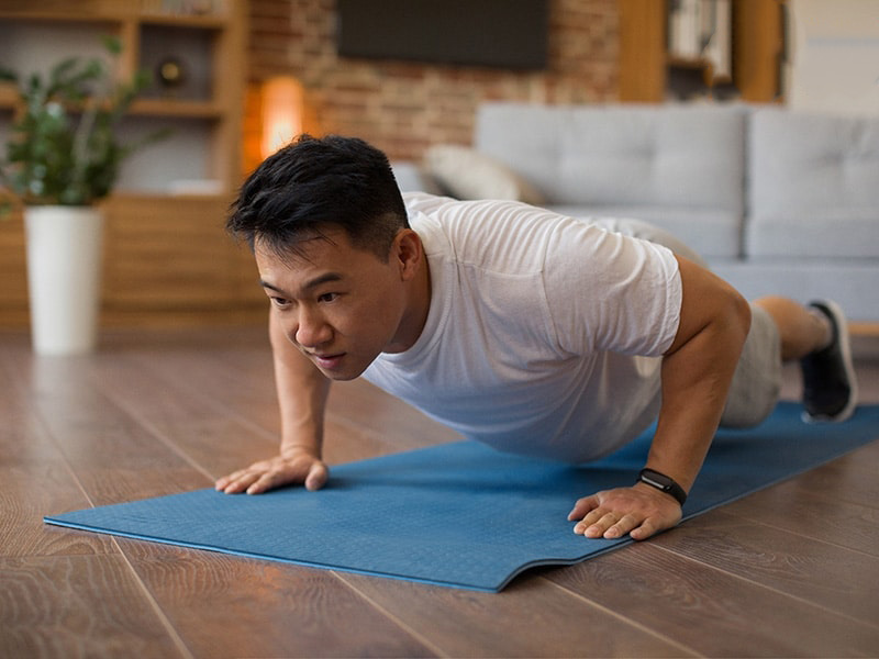 chống đẩy là một bài tập tăng cường sinh lý nam