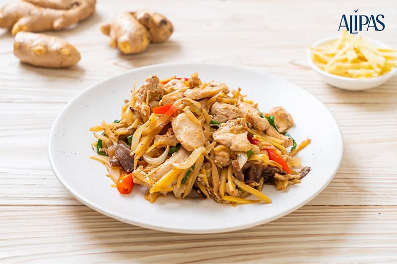 Gà kho gừng tăng cường sinh lý nam