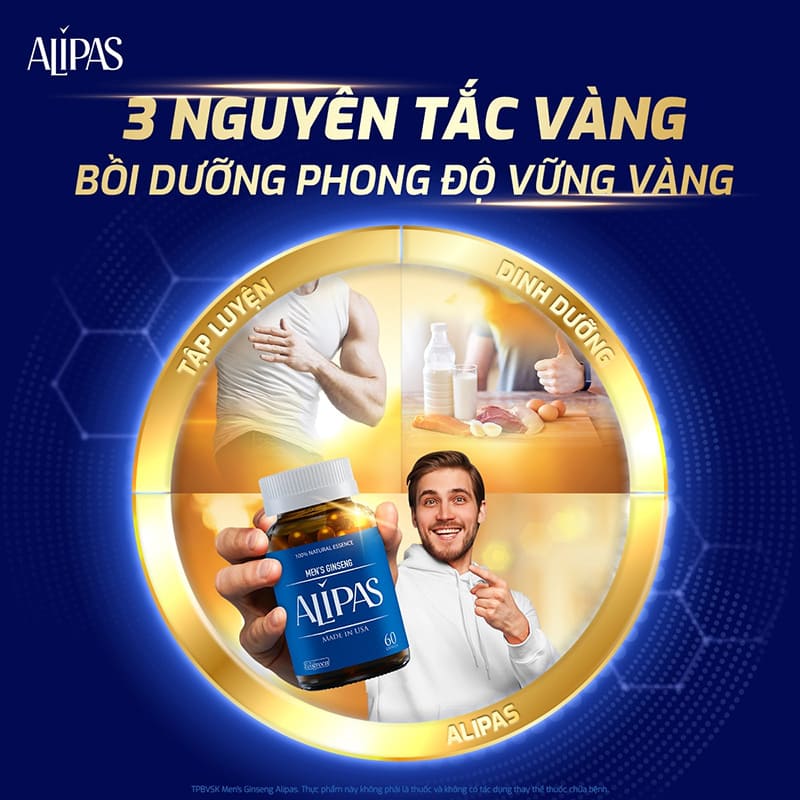 Alipas mới hỗ trợ sản sinh testosterone nội sinh