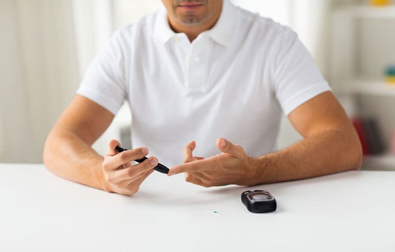 Đái tháo đường là bệnh nền dễ gặp ở nam giới