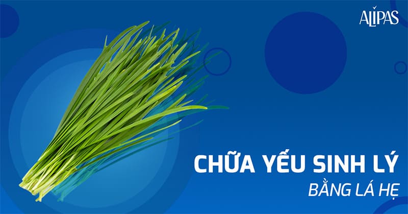 cách chữa yếu sinh lý bằng lá hẹ