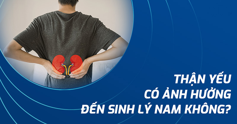 thận yếu có ảnh hưởng đến sinh lý nam không
