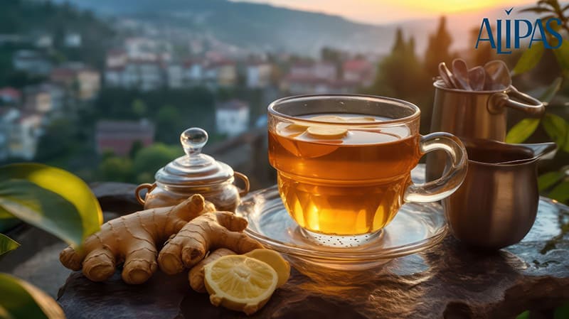 trà gừng chữa rối loạn cương dương