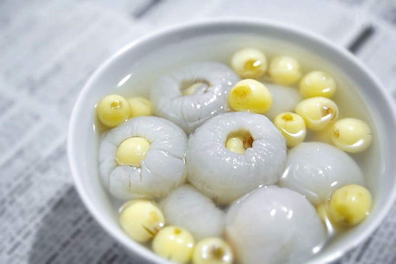 chè vải hạt sen hỗ trợ tăng cường sinh lý