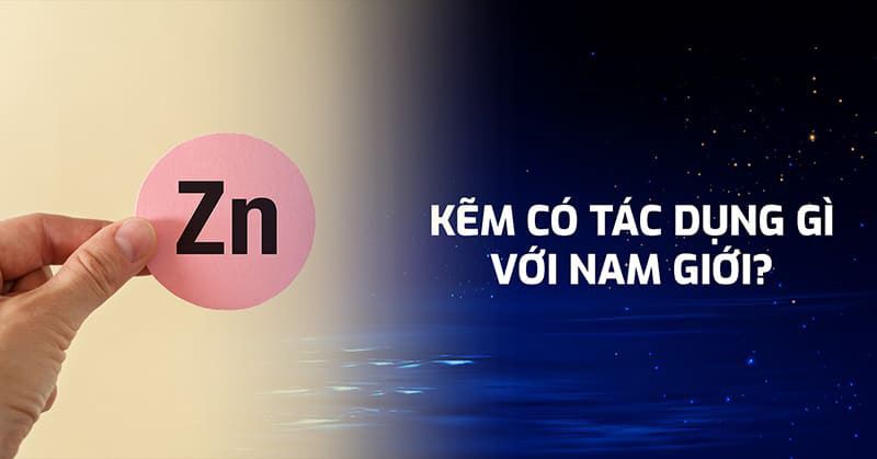 kẽm có tác dụng gì với nam giới