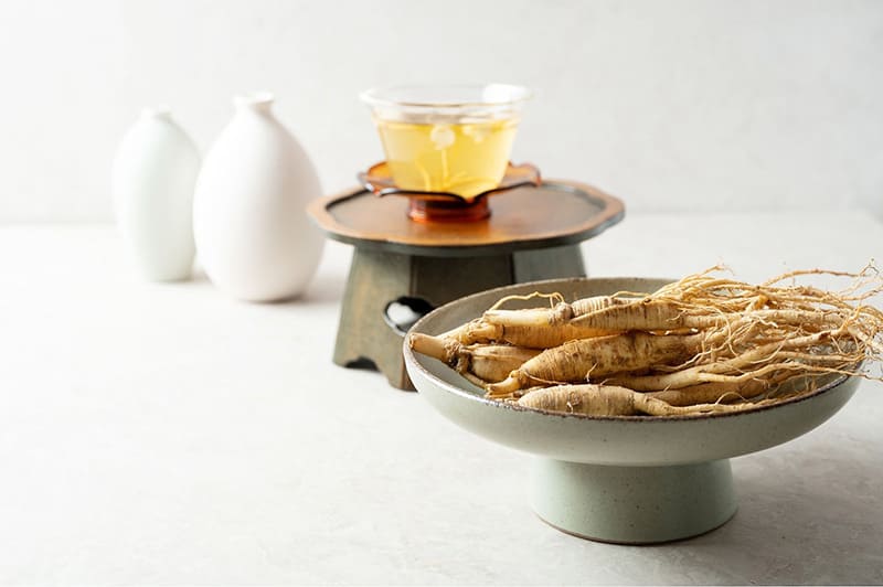 nước sắc nhân sâm là phương pháp đơn giản