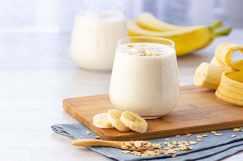 sữa chuối giàu vitamin và khoáng chất có lợi