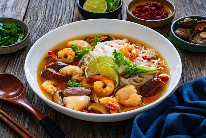 vải nấu tôm hỗ trợ cải thiện sinh lý nam