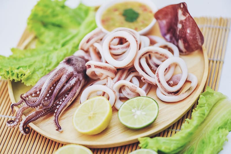 mực cũng là hải sản tốt cho đàn ông