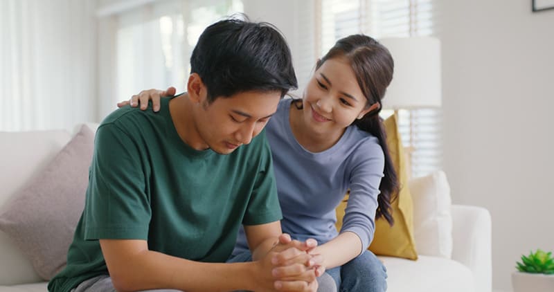 chia sẻ với bạn đời về những khó khăn gặp phải