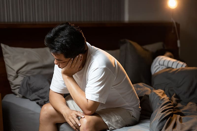 khi mệt mỏi, nam giới rất khó duy trì phong độ
