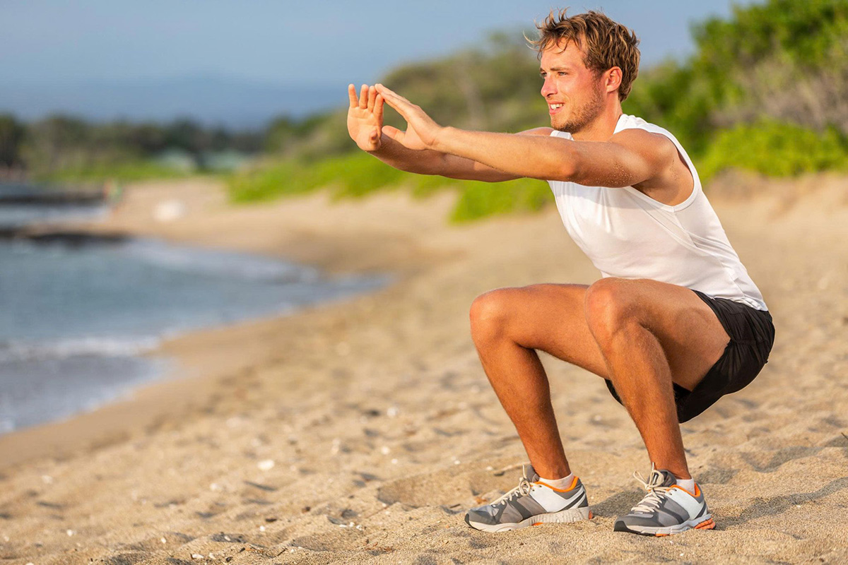 squat nhảy